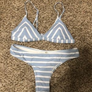 Triangle thong bikini